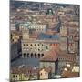 Aerial View over Central Bologna, Emilia-Romagna, Italy, Europe-Tony Gervis-Mounted Photographic Print