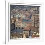 Aerial View over Central Bologna, Emilia-Romagna, Italy, Europe-Tony Gervis-Framed Photographic Print