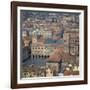 Aerial View over Central Bologna, Emilia-Romagna, Italy, Europe-Tony Gervis-Framed Photographic Print