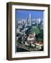 Aerial View over Central Singapore-Hanan Isachar-Framed Photographic Print