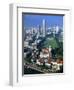 Aerial View over Central Singapore-Hanan Isachar-Framed Photographic Print