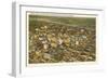 Aerial View over Downtown Portland, Oregon-null-Framed Art Print