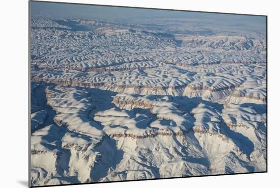 Aerial View over Helmand in Central Afghanistan-Jon Arnold-Mounted Photographic Print