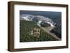 Aerial view over Iguacu Falls, Iguacu (Iguazu) National Park, Brazil-Gavin Hellier-Framed Photographic Print