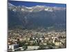 Aerial View over Innsbruck, Including the Karwendel Range Behind, Tirol, Austria, Europe-Gavin Hellier-Mounted Photographic Print