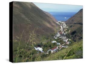 Aerial View over Jamestown, St. Helena, Mid Atlantic-Renner Geoff-Stretched Canvas