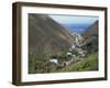 Aerial View over Jamestown, St. Helena, Mid Atlantic-Renner Geoff-Framed Photographic Print