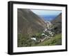 Aerial View over Jamestown, St. Helena, Mid Atlantic-Renner Geoff-Framed Photographic Print