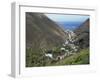 Aerial View over Jamestown, St. Helena, Mid Atlantic-Renner Geoff-Framed Photographic Print