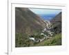 Aerial View over Jamestown, St. Helena, Mid Atlantic-Renner Geoff-Framed Photographic Print