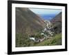 Aerial View over Jamestown, St. Helena, Mid Atlantic-Renner Geoff-Framed Photographic Print