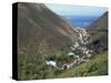 Aerial View over Jamestown, St. Helena, Mid Atlantic-Renner Geoff-Stretched Canvas