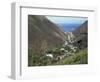 Aerial View over Jamestown, St. Helena, Mid Atlantic-Renner Geoff-Framed Photographic Print