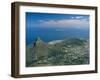 Aerial View Over Lion's Head from Table Mountain, Cape Town, South Africa-Fraser Hall-Framed Photographic Print