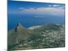 Aerial View Over Lion's Head from Table Mountain, Cape Town, South Africa-Fraser Hall-Mounted Photographic Print