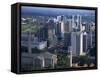 Aerial View over Nairobi, Kenya, East Africa, Africa-Groenendijk Peter-Framed Stretched Canvas