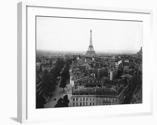 Aerial View over Paris-null-Framed Photographic Print