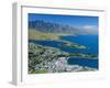 Aerial View Over Resort of Queenstown, New Zealand, Australasia-Robert Francis-Framed Photographic Print