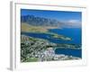 Aerial View Over Resort of Queenstown, New Zealand, Australasia-Robert Francis-Framed Photographic Print