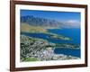 Aerial View Over Resort of Queenstown, New Zealand, Australasia-Robert Francis-Framed Photographic Print