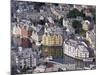 Aerial View over River Running Through Central Alesund, Norway, Scandinavia, Europe-null-Mounted Photographic Print