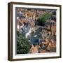 Aerial View over Rozenhoedkaai and Roof-Tops from the Belfry-Stuart Black-Framed Photographic Print