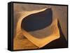 Aerial View over Sand Dunes, Namib Desert, Namibia-Peter Adams-Framed Stretched Canvas