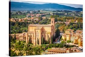 Aerial View over Siena, Italy-sborisov-Stretched Canvas