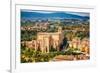 Aerial View over Siena, Italy-sborisov-Framed Photographic Print