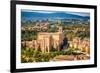 Aerial View over Siena, Italy-sborisov-Framed Photographic Print