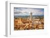 Aerial View over Siena: Siena Cathedral-sborisov-Framed Photographic Print