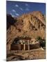 Aerial View over St. Catherines Monastery, UNESCO World Heritage Site, Egypt, Sinai-Julia Bayne-Mounted Photographic Print