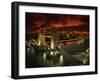 Aerial View over Tower Bridge, London, England, United Kingdom, Europe-Dominic Harcourt-webster-Framed Photographic Print