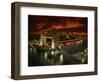 Aerial View over Tower Bridge, London, England, United Kingdom, Europe-Dominic Harcourt-webster-Framed Photographic Print