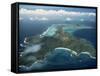 Aerial View over Tropical Island, Tobago, West Indies, Caribbean, Central America-Woolfitt Adam-Framed Stretched Canvas