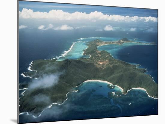 Aerial View over Tropical Island, Tobago, West Indies, Caribbean, Central America-Woolfitt Adam-Mounted Photographic Print