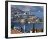 Aerial View over Yalos, Symi, Dodecanese Islands, Greek Islands, Greece, Europe-Stanley Storm-Framed Photographic Print