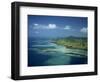 Aerial View over Yasawa Island, Fiji, Pacific Islands, Pacific-Strachan James-Framed Photographic Print