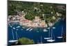 Aerial View, Portofino, Liguria, Italy, Europe-Peter Groenendijk-Mounted Photographic Print