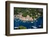 Aerial View, Portofino, Liguria, Italy, Europe-Peter Groenendijk-Framed Premium Photographic Print