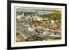 Aerial View, Quaker Oats Plant, Cedar Rapids, Iowa-null-Framed Premium Giclee Print