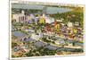 Aerial View, Quaker Oats Plant, Cedar Rapids, Iowa-null-Mounted Premium Giclee Print