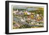 Aerial View, Quaker Oats Plant, Cedar Rapids, Iowa-null-Framed Art Print