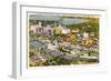 Aerial View, Quaker Oats Plant, Cedar Rapids, Iowa-null-Framed Art Print