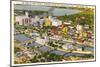 Aerial View, Quaker Oats Plant, Cedar Rapids, Iowa-null-Mounted Art Print