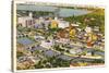 Aerial View, Quaker Oats Plant, Cedar Rapids, Iowa-null-Stretched Canvas