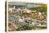 Aerial View, Quaker Oats Plant, Cedar Rapids, Iowa-null-Stretched Canvas