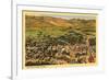 Aerial View, Reno, Nevada-null-Framed Premium Giclee Print