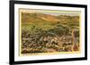 Aerial View, Reno, Nevada-null-Framed Premium Giclee Print