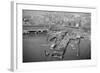 Aerial View Showing Damage from Hurricane-null-Framed Photographic Print